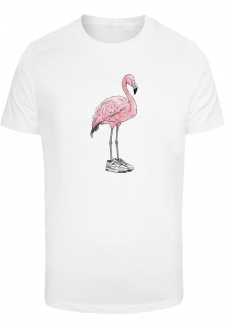 Pánské tričko Flamingo Baller - bílé