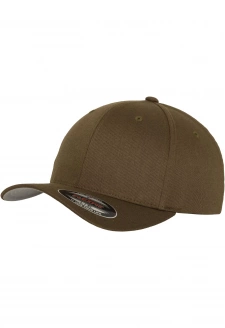 Flexfit Wooly Česaná oliva
