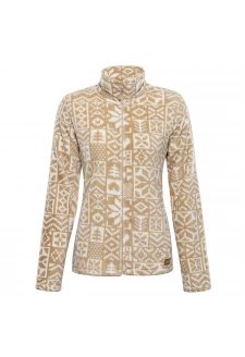 Dámská fleecová mikina ALPINE PRO EFLINA white pepper varianta pa