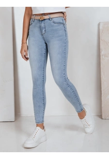 Jeansy damskie push up jasnoniebieskie Dstreet UY2821