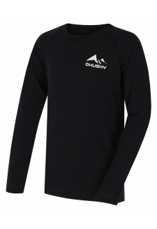 Dětské merino termoprádlo Husky Merbo K set black