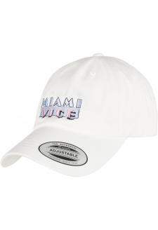 Miami Vice Logo Dad Cap bílá