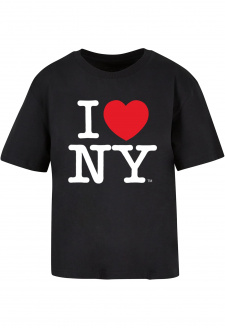 Dámské tričko I Love NY černé