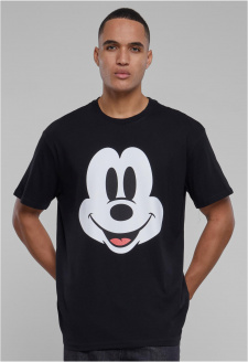 Pánské tričko Disney 100 Mickey Face Oversize černé