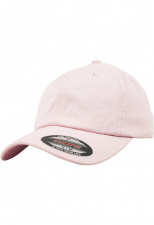 Kšiltovka Flexfit Cotton Twill Dad Cap růžová