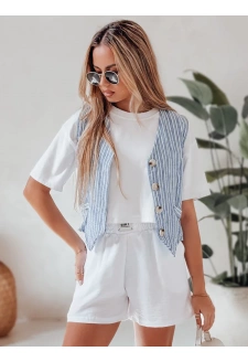 Spodenki damskie OWN STYLE białe Dstreet SY0456