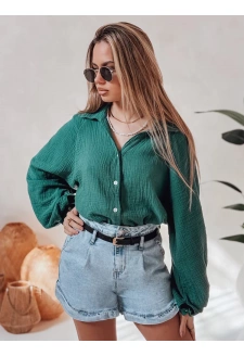 Spodenki damskie jeansowe z paskiem SHORT LOVER niebieskie Dstreet SY0468