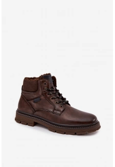 Pánské zateplené trapery Wrangler – tmavě hnědé