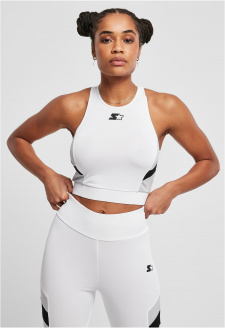 Dámský startér Sports Cropped Top bílo/černý