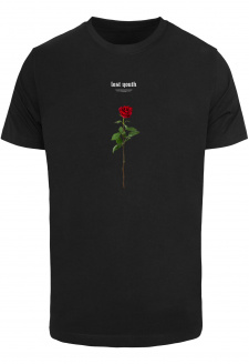 Černé tričko Lost Youth Rose Tee