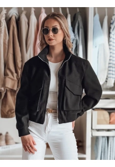 Kurtka damska przejściowa bomberka oversize LUMINA czarna Dstreet TY4791
