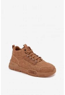 Pánské tenisky Big Star HI-POLY SYSTEM – světle hnědé