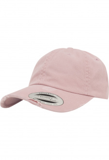 Low Profile Destroyed Cap růžová