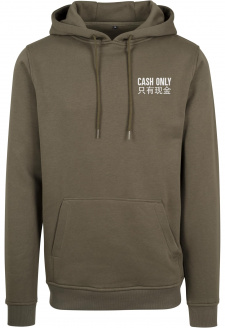 Pánská mikina Cash Only Hoody olivová