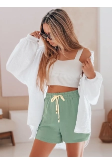 Spodenki damskie HOT VIBE zielone Dstreet SY0442