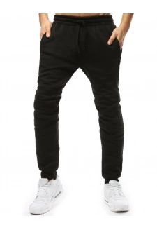 Spodnie męskie dresowe czarne Dstreet UX4474