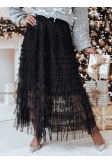 Maxi sukně PASTELLA černá Dstreet CY0472