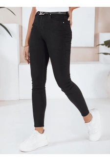 Jeansy damskie skinny czarne Dstreet UY2755