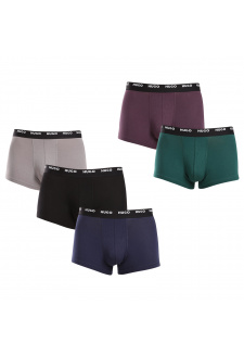 5PACK pánské boxerky HUGO vícebarevné