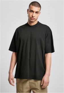 Oversized mock Neck Tee černé