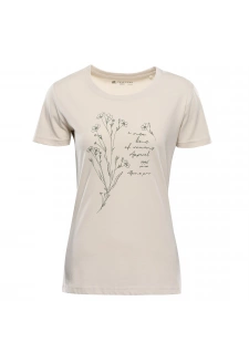 Dámské tričko z organické bavlny ALPINE PRO TERMESA 3 moonbeam varianta pb