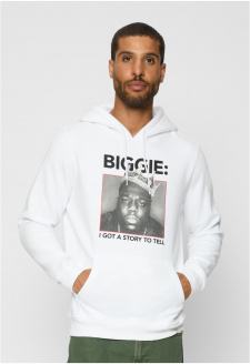 Biggie Crown Hoody bílá