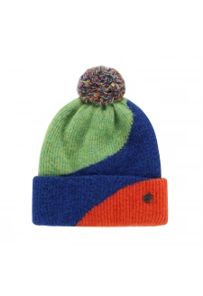 Unisex zimní čepice s bambulí ALPINE PRO MOBE acid lime