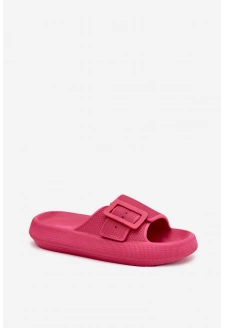 Dámské pantofle na platformě Big Star – fuchsie