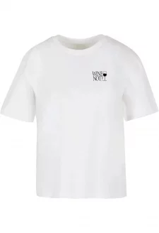 Dámské tričko Wine Not bílé