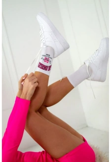 Dámské bavlněné ponožky LOS ANGELES – bílé