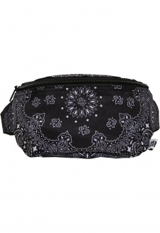 Bandana Print Hip Bag černá