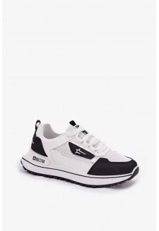 Dámské boty na platformě Big Star HI-POLY SYSTEM – bílo-černé