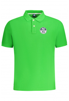 NORTH SAILS POLO MANICHE CORTE UOMO VERDE