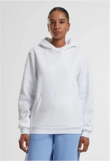 Dámská mikina s kapucí Fluffy Hoody bílá