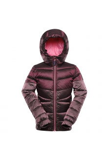 Dětská hi-therm bunda s impregnací ALPINE PRO GROLLO pink cosmos