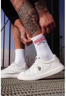 Pánské ponožky BROOKLYN – bílé