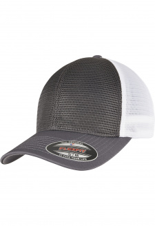 FLEXFIT 360 OMNIMESH CAP 2-TONE uhl/bílá