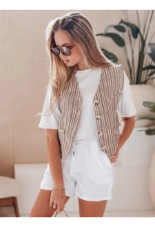 Spodenki damskie NOT TOMORROW białe Dstreet SY0450