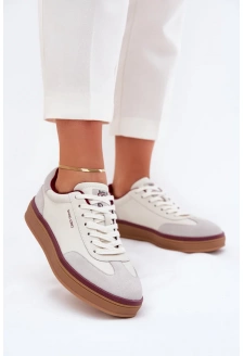 Dámské kožené sneakers Daniel Lopez Just Dare – bílo-šedé