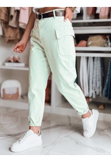 Spodnie damskie baggy GOTRENDI miętowe Dstreet UY2528