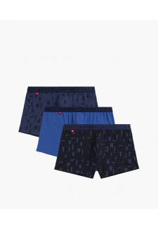 Pánské boxerky ATLANTIC 3Pack - modré