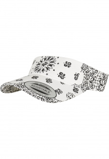 Visor Bandana Print bílá