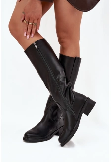 Dámské oficírky na nízkém podpatku Averna – černé