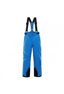 Dětské kalhoty ALPINE PRO EDESO 2 electric blue lemonade