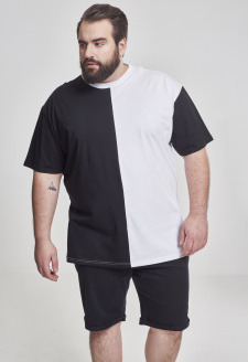 Oversize tričko Harlekýn blk/wht