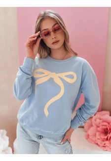 Bluza damska one size oversize SOFTTIE błękitna Dstreet BY1377