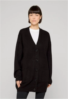 Dámský robustní pletený svetr černý