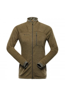 Dámská rychleschnoucí mikina ALPINE PRO ONNECA 3 turtle green