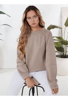 Bluza damska UZORI beżowa Dstreet BY1285