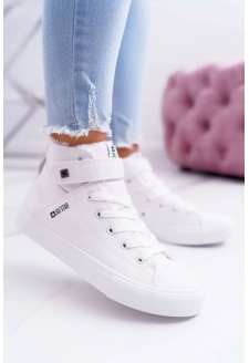 Dámské zateplené tenisky Big Star – bílé